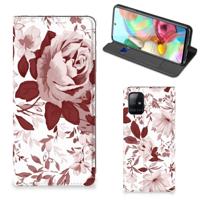 Bookcase Samsung Galaxy A71 Watercolor Flowers - thumbnail