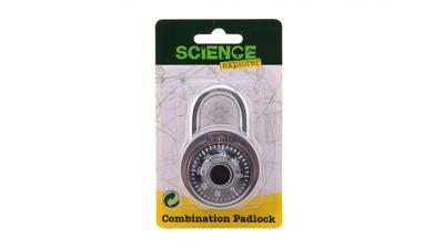 Johntoy Science explorer hangslot met cijfercombinatie