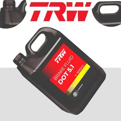 TRW remvloeistof "dot 5.1" brake fluid. dot5.1 5 liter