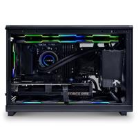 Lian Li Lian Li DAN Cases A3-mATX Wood Edition PC-Gehäuse, Micro-ATX - Walnuss, schwarz Micro-tower PC-behuizing, Gaming-behuizing, Behuizing Zwart - thumbnail