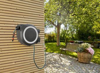 Gardena wandslangenbox 25 meter wit rollup Gardena wandslangenbox 25 meter wit rollup