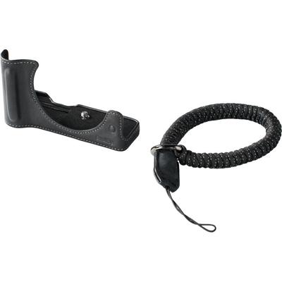 SmallRig 5433 Leather Half Case Kit for Canon EOS R50 V (Black)