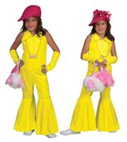 Neon Geel Jumpsuit Meisje - thumbnail