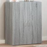 Archiefkast 60x32x77,5 cm bewerkt hout grijs sonoma eiken - thumbnail