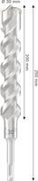 Bosch Accessoires PRO SDS plus-5X Hamerboor | 30 x 200 x 250 mm - 2608707243 - thumbnail