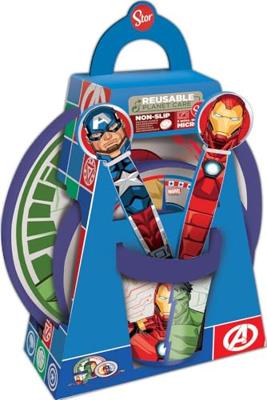 Kinderservies The Avengers CZ11304 Plastic (5 Onderdelen)
