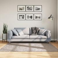 VidaXL Vloerkleed pamplona shaggy hoogpolig modern 160x160 cm beige - thumbnail