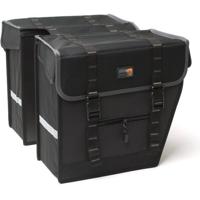 dubbele fietstas 100 Maxi zwart/grijs - thumbnail