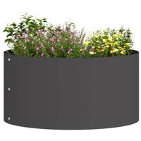 VidaXL Plantenring 5 pcs zwart 40 x 40 x 20 cm koudgewalst staal - thumbnail