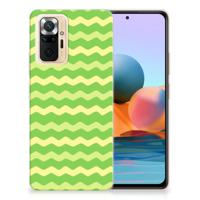Xiaomi Redmi Note 10 Pro | TPU bumper | Waves Green - thumbnail