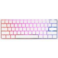 Ducky one 2 pro mini white classic, gaming toetsenbord (wit, us lay-out, cherry mx silent red, rgb led, double-shot pbt, quack mechanics, 60%) - thumbnail