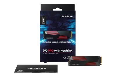 Samsung SSD 990 PRO 4TB Heatsink - thumbnail