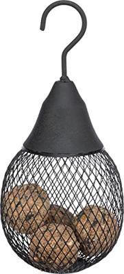 TRIXIE VOERDISPENSER VOOR MEZENBOLLEN / PINDAS ZWART 29X14X14 CM