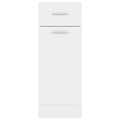 Onderkast met lade 30x46x81,5 cm spaanplaat wit