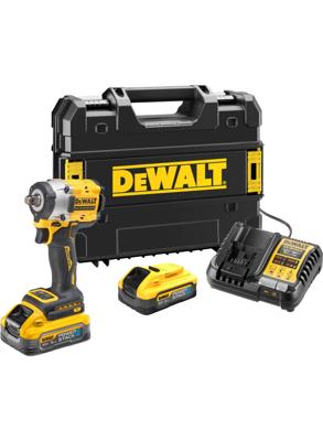 DeWalt DCF921P2LRT-QW Compact Accu Slagmoersleutel | Frictiering Lanyard-Ready | XR 18V | 1/2'' | 2x 5,0Ah Accu's + lader | In TSTAK - DCF921P2LRT-QW DeWalt DCF921P2LRT-QW Compact Accu Slagmoersleutel | Frictiering Lanyard-Ready | XR 18V | 1/2'' | 2x 5,0Ah Accu's + lader | In TSTAK - DCF921P2LRT-QW