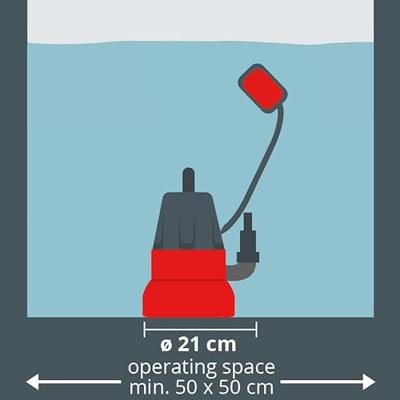 Einhell GC-DP 3325 4181530 Dompelpomp voor vervuild water 9500 l/h 6 m