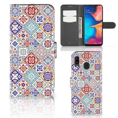 Samsung Galaxy A30 | Bookcase | Tiles Color Samsung Galaxy A30 | Bookcase | Tiles Color