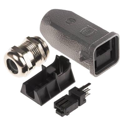 HARTING 09451151100 Sensor/actuator dataconnector Aantal polen (sensoren): 4P4C Stekker, recht 1 stuk(s) Piece