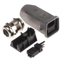 HARTING 09451151100 Sensor/actuator dataconnector Aantal polen (sensoren): 4P4C Stekker, recht 1 stuk(s) Piece - thumbnail