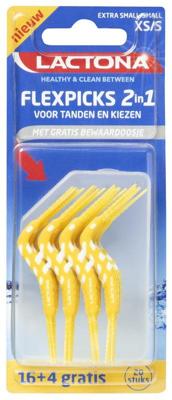 Lactona Flexpicks 2in1 XS/S Tandenstokers