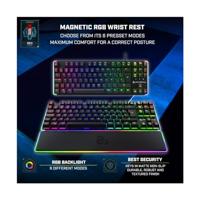 Toetsenbord en muis Newskill NS-KB-GUNGNYRT-GAT-R Zwart Spaans QWERTY - thumbnail