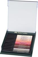 Faber Castell FC-267424 Tekenstift Faber-Castell Pitt Artist Pen Brush Set 12 Stuks Skin - thumbnail