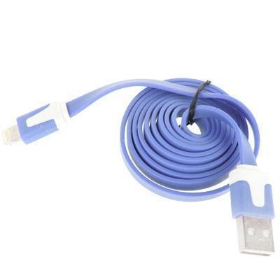 Platte Noodle Stijl USB Sync Data / laad Kabel voor iPhone 6 / 6S & 6 Plus / 6S Plus, iPhone 5 & 5S & 5C, iPad Air, iPad mini, mini 2 Retina, Lengte: