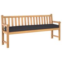 Pallet Kussen Set 2 pcs Zwart 180 x 40 x 8 cm Oxford Stof - thumbnail