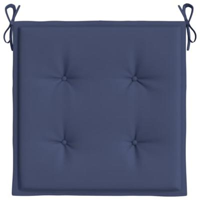Palletkussens 6 st 40x40x3 cm oxford stof marineblauw