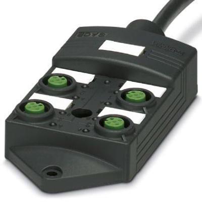 Phoenix Contact SACB-4/ 8-10,0PUR SCO P 1452437 Passieve sensor/actorbox M12-verdeler met kunststof schroefdraad 1 stuk(s) Phoenix Contact SACB-4/ 8-10,0PUR SCO P 1452437 Passieve sensor/actorbox M12-verdeler met kunststof schroefdraad 1 stuk(s)