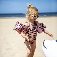 Zwembandjes Panterprint Roségoud 2-6 Jaar - thumbnail