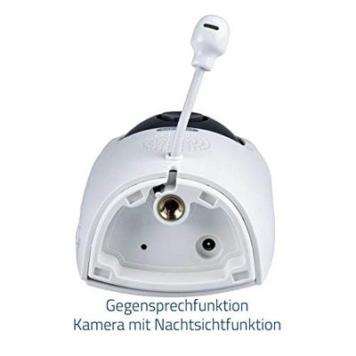 Alecto DVM-143 baby-videomonitor 300 m FHSS Zwart, Wit Alecto DVM-143 baby-videomonitor 300 m FHSS Zwart, Wit