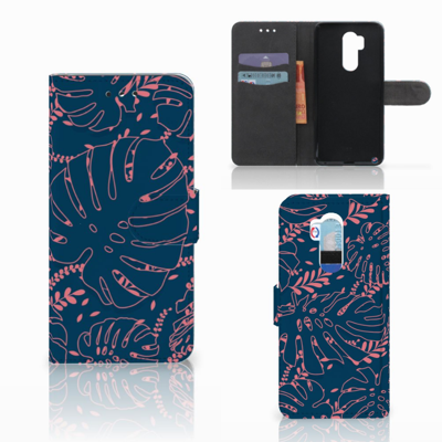LG G7 Thinq Hoesje Palm Leaves