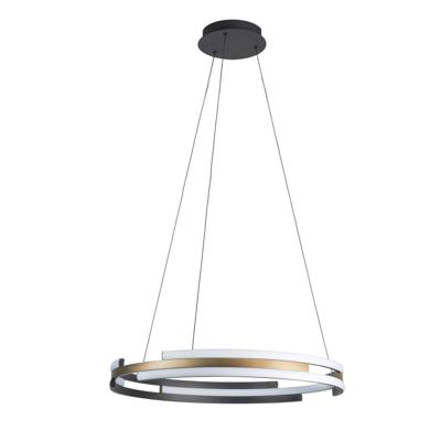 Highlight HanglampOrion zwart met koper brons Ø 60cm - H5531.01