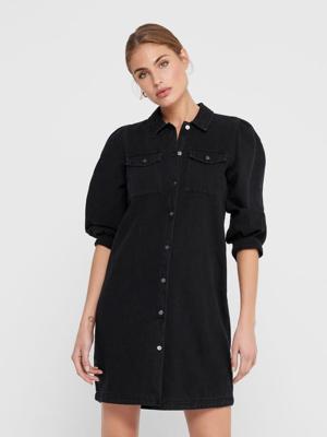 ONLY spijkerjurk ONLFELICA-GLOBA zwart