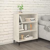 Dressoir 69,5x32,5x90 cm bewerkt hout betongrijs - thumbnail