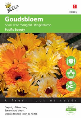Zaden Calendula Goudbloem Pacific Beauty gemengd Buzzy - Buzzy