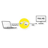 VALUE DisplayPort-VGA Adapter, DP Male - VGA Female - thumbnail