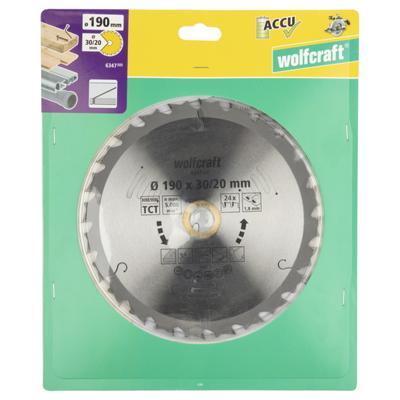 Wolfcraft Handcirkelzaagblad | Voor accu-handcirkelzagen | HM | Ø150 x 10mm | 1 stuk - 6345000
