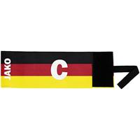 JAKO 2823 Aanvoerdersband - Zwart/Rood/Geel - Junior: 28 x 7,5 cm (LxB) - thumbnail