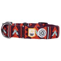 WOOLLY WOLF Hondenhalsband Explorer, oranje, Maat: L - thumbnail