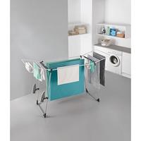 Metaltex Hurricane Droogrek 197x65x115 cm 24 m Drooglengte Zilver/Zwart - thumbnail