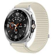 Nylon ribbelbandje - Starlight - Samsung Galaxy Watch 8 - 40mm / 44mm - thumbnail