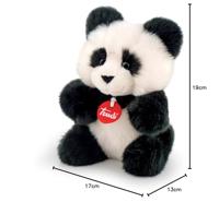 Trudi fluffy panda: 17x19x13 cm (s-29005) - thumbnail