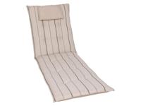 GO-DE Textil Tuinkussen (Stoelkussen voor een ligbed, Beige) - thumbnail