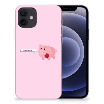 iPhone 12 | 12 Pro (6.1") Telefoonhoesje met Naam Pig Mud