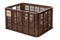 Kunststof Fietskrat Large Groot Chocolate Brown - thumbnail