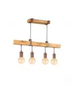 Home sweet home hanglamp Denton 4L - hout / roest - thumbnail