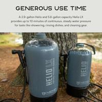 Nemo Helio LX Campingdouche Fortress/Silt/Black 22L - thumbnail