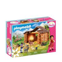 Heidi - Peter met grootmoeder bij de geitenstal - thumbnail